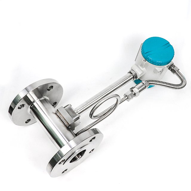 Insertion type stainless steel gas liquid steam gas flow meter digital steam propane biogas vortex compressor air flow meter