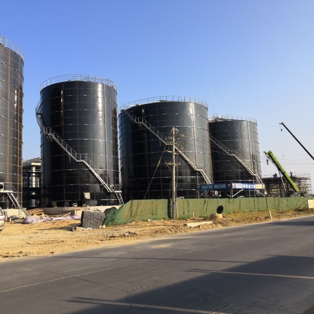 Heavy-Duty biogas plant enamled bolted steel tank outdoor water storage tank storage large-capacity tank