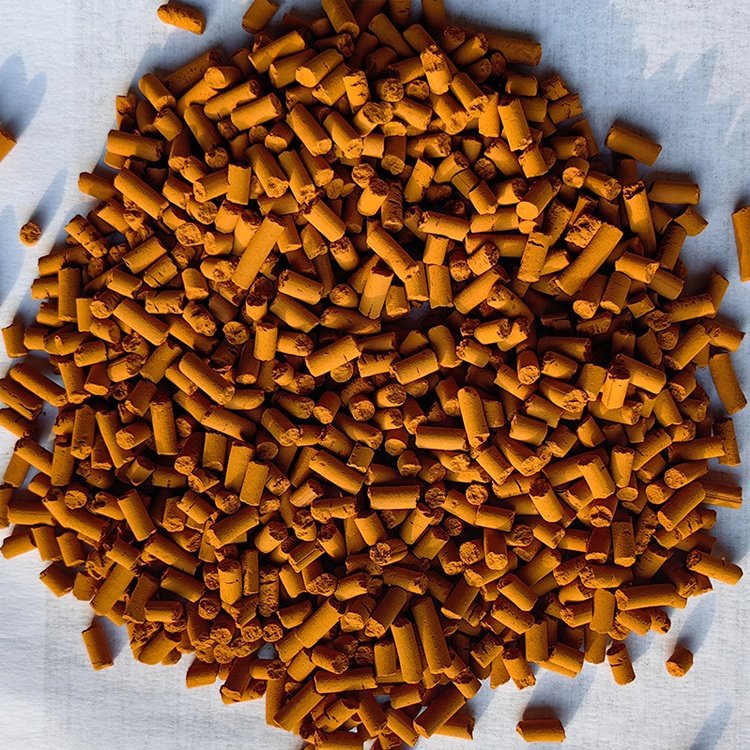 4mm Catalyst Chemicals Desulfurizer Iron Oxide desulfurization For Biogas In Water Treatment
