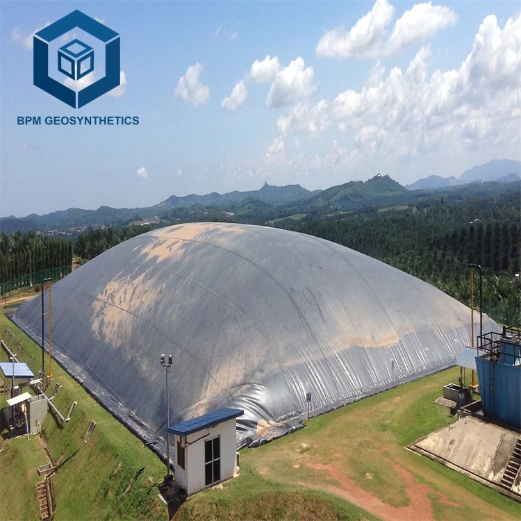 Geomembrane Landfill 1.5mm Flexible HDPE Liner Used for Biogas Digester in Kenya