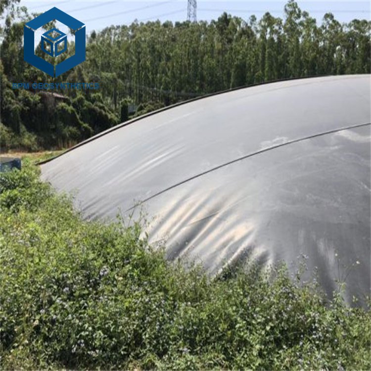 Geomembrane Landfill 1.5mm Flexible HDPE Liner Used for Biogas Digester in Kenya