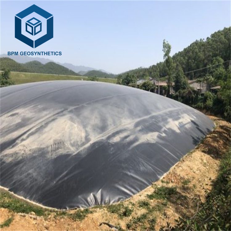 Geomembrane Landfill 1.5mm Flexible HDPE Liner Used for Biogas Digester in Kenya