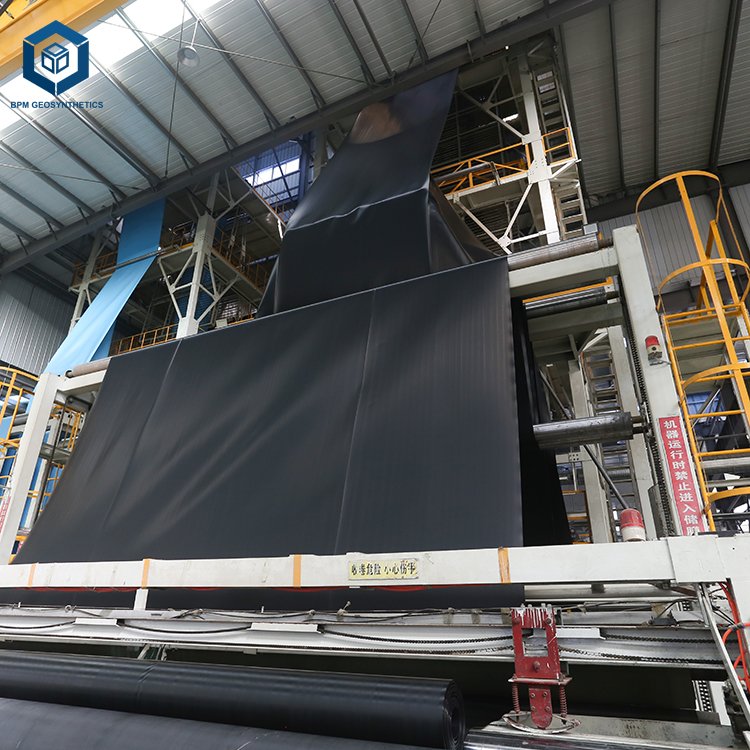 Geomembrane Landfill 1.5mm Flexible HDPE Liner Used for Biogas Digester in Kenya
