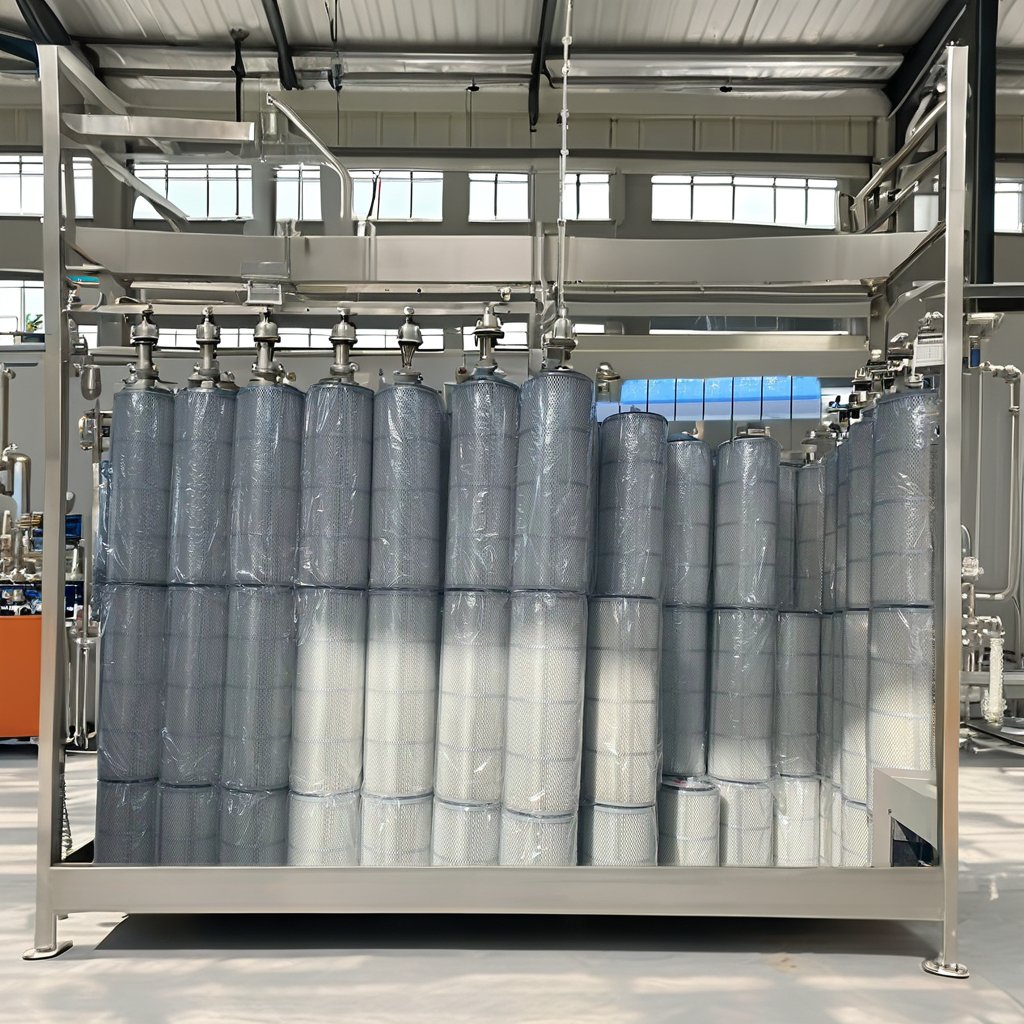 Dust collector cartridge Custom PPS Welded PP Air Duct Flame Retardant Rectangular Square for Manufacturing Plants