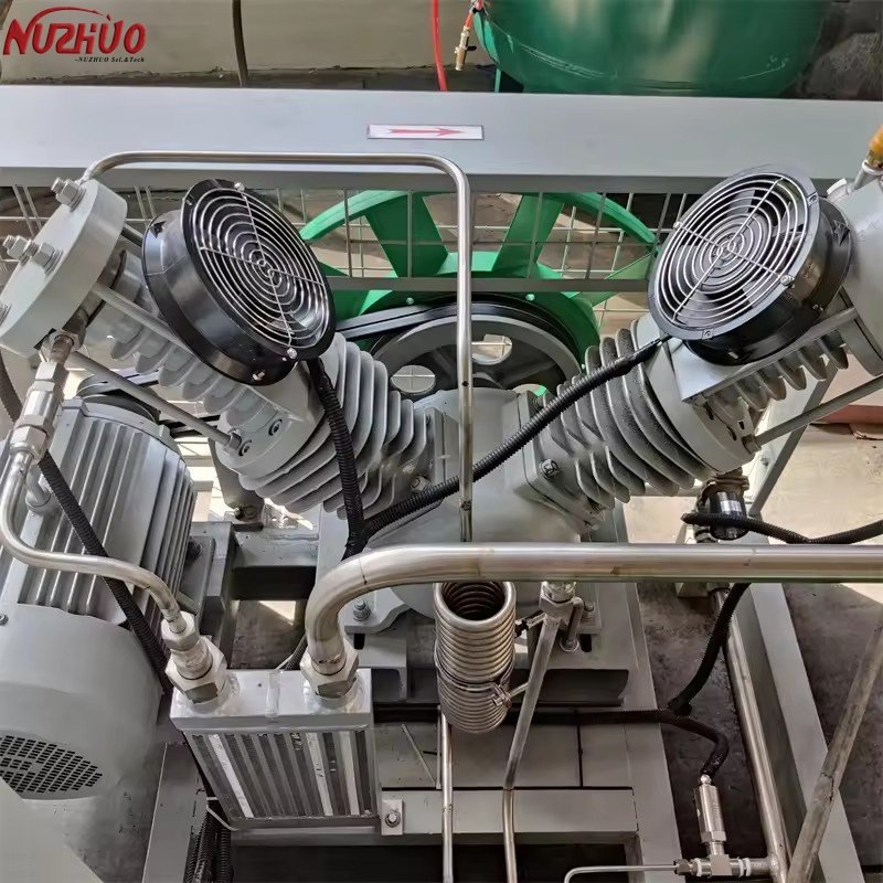 NUZHUO Cylinder Filling Compressor After O2 N2 Generator Widespread Industrial Use Hot In South America