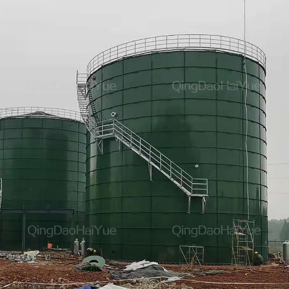 7000 liters water storage tank enamel drinking water storage tank with customized color and sizes