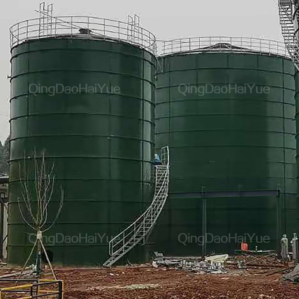7000 liters water storage tank enamel drinking water storage tank with customized color and sizes