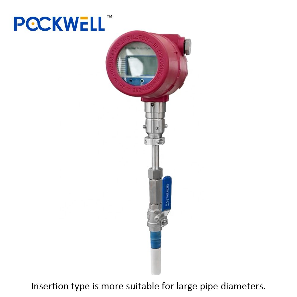 PWF-TGMF high quality CO2 nitrogen ammonia hydrogen LPG gas thermal mass flow meter
