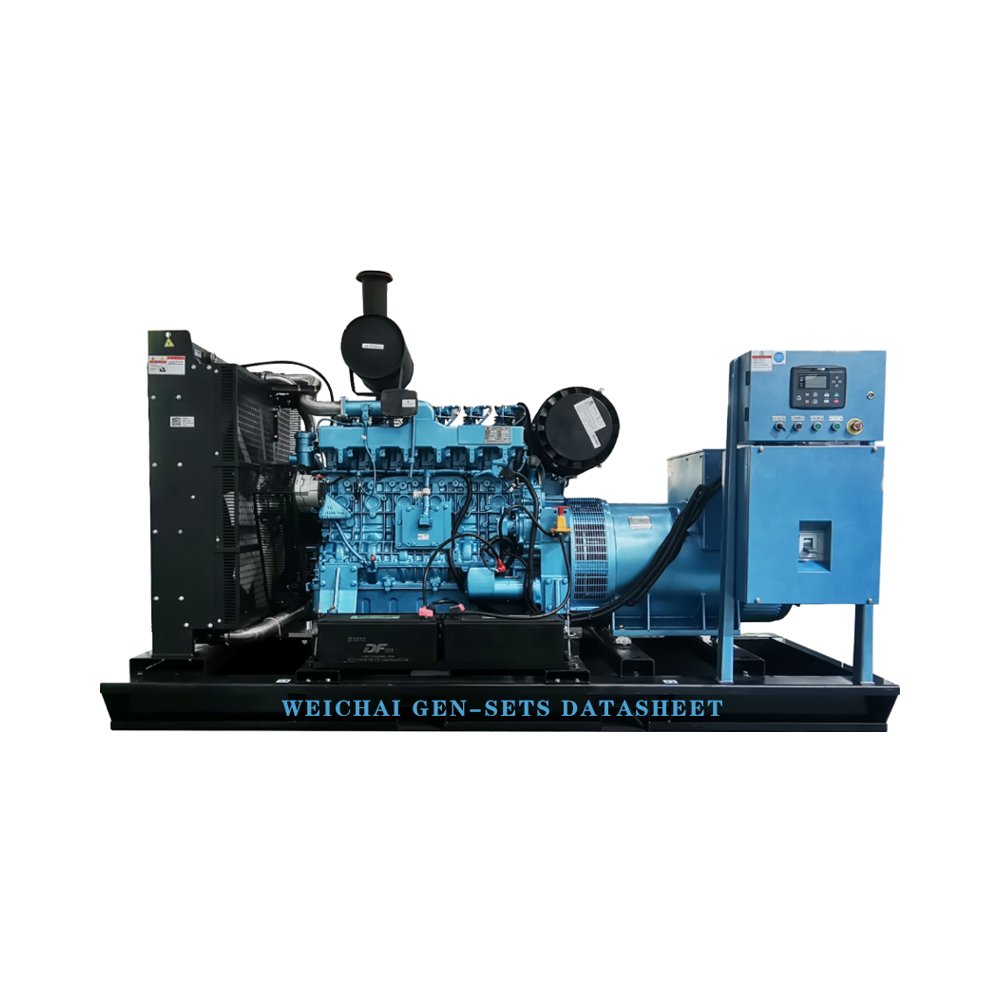 Hot sales WeiChai60KW-1500KW silent gasoline CNG natural gas generator water-cooled gas generator set