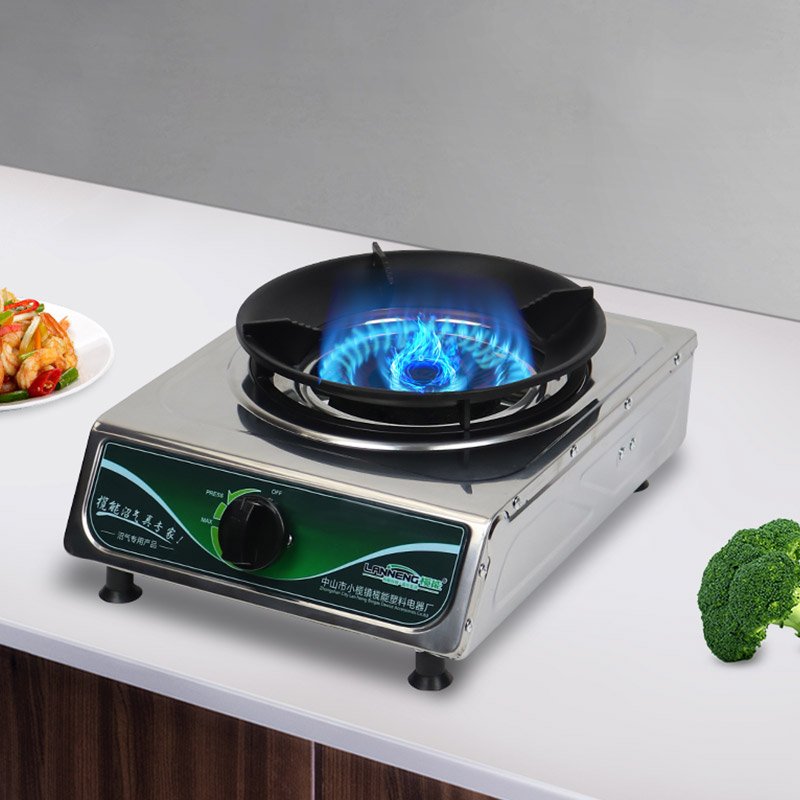 Wholesale Price Kitchen Appliance Table Installation Single Biogas stove Burner Eco-friendly Gobra-gas Stove