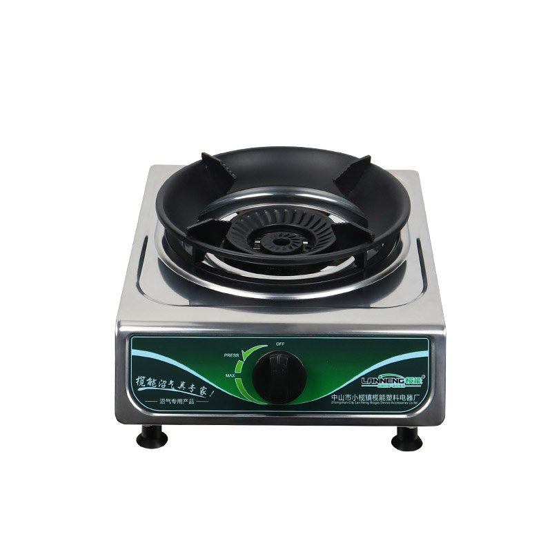 Wholesale Price Kitchen Appliance Table Installation Single Biogas stove Burner Eco-friendly Gobra-gas Stove