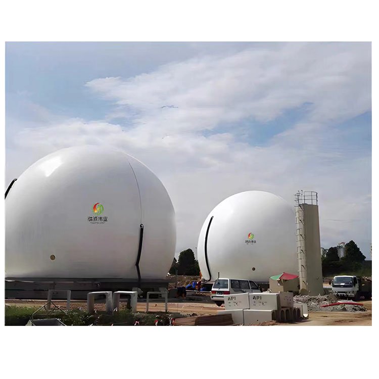 Double Membrane Biogas Storage Balloon for CHP Project