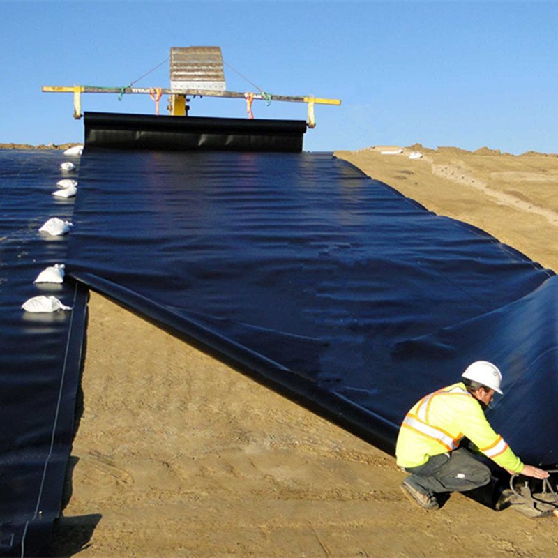 1.5mm 2.0mm factory supply HDPE geomembrane price landfill mining chemical plant