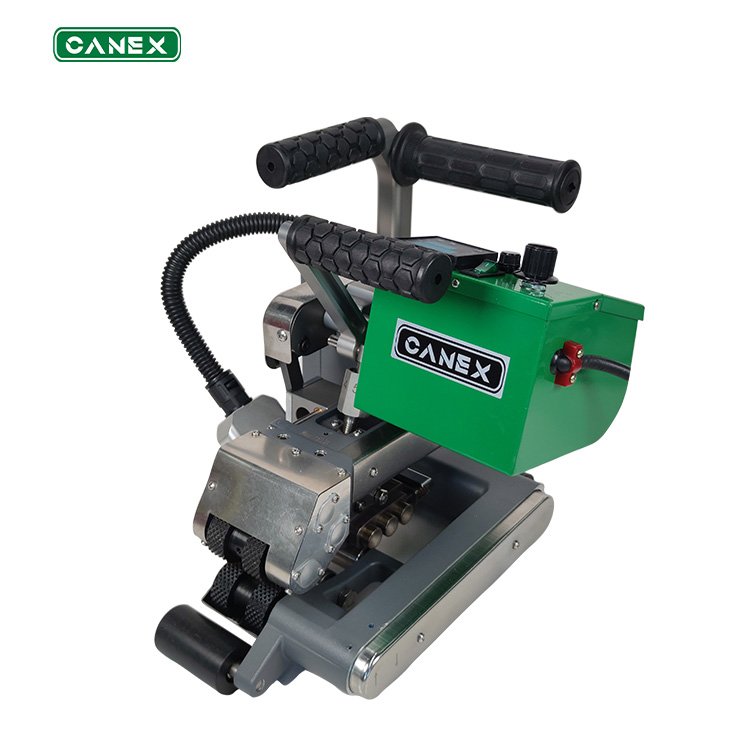 CX500L 220V 50Hz 0.8-3.0mm Hot Wedge Welding Machine For HDPE LDPE Geo-Membrane 0.8-3mm Use For Landfill And Biogas Digester