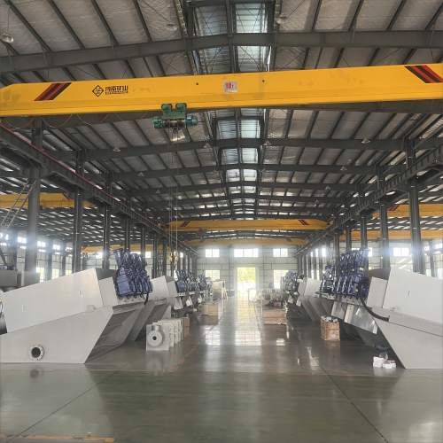 Biogas Sludge Dewatering Machine For Wastewater Sewage Handling Process Systems Anaerobic Digestate Inlet Solid Content 1-5%