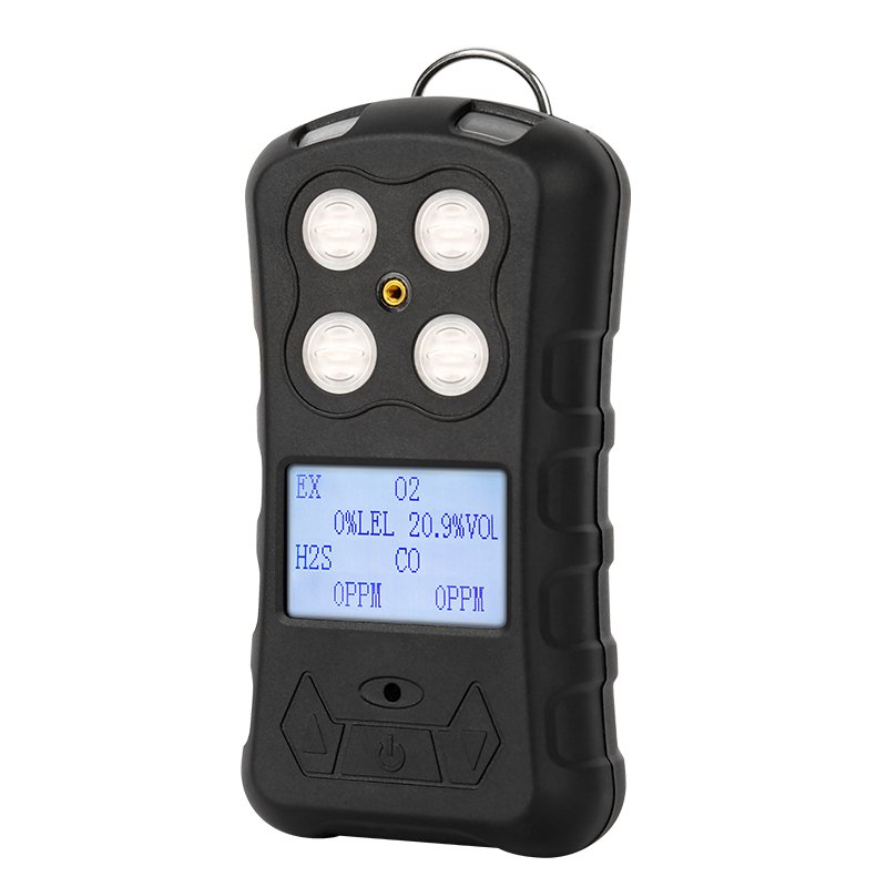 4 in 1 portable Multi gas leak detector biogas analyzer with external sampling pump