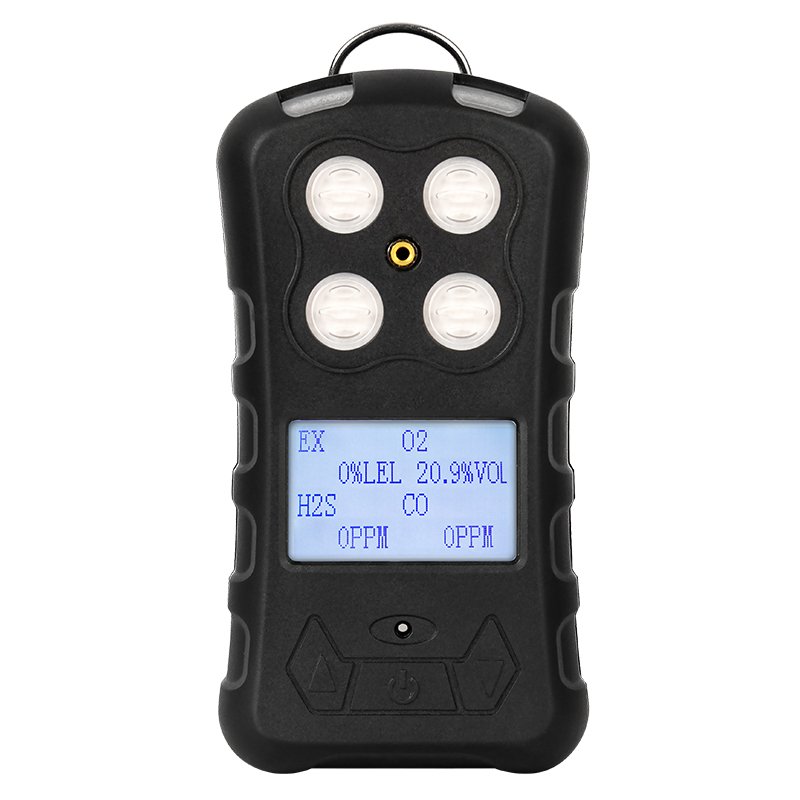 4 in 1 portable Multi gas leak detector biogas analyzer with external sampling pump