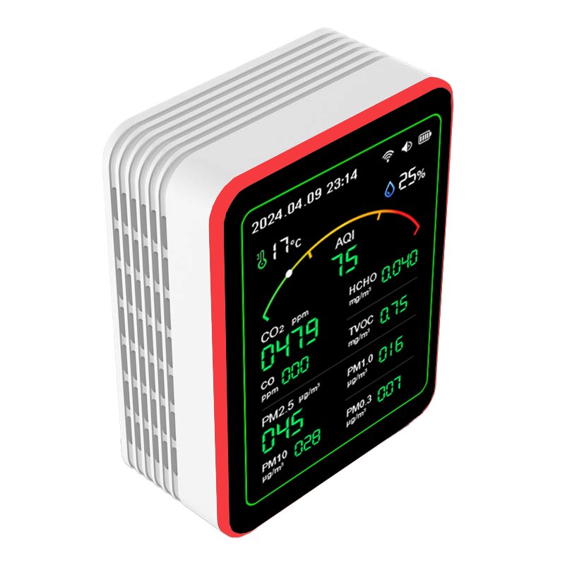 New WiFi Tuya 15 in1Air Quality Monitorambient Air Co Meter Detector Pm2.5 Carbon Dioxide Pollution Gas Detector For Indoor Co2
