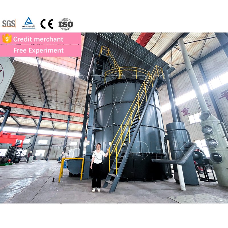 WINWORK Organic Fertilizer Production Equipment Kitchen Food Waste Composting Machine Chicken Manure Fermenter