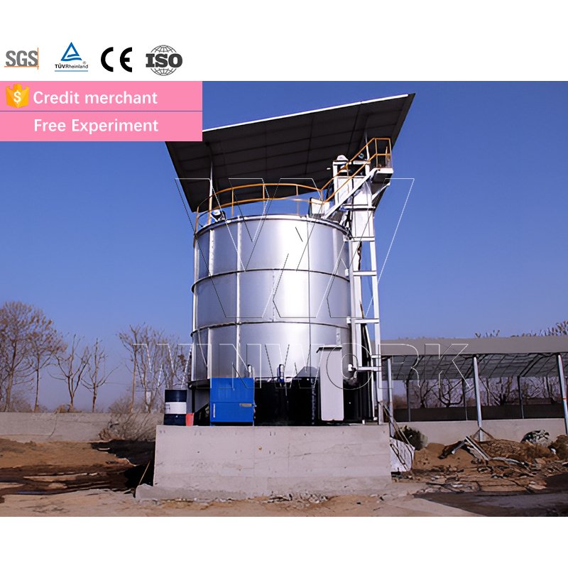 WINWORK Organic Fertilizer Production Equipment Kitchen Food Waste Composting Machine Chicken Manure Fermenter
