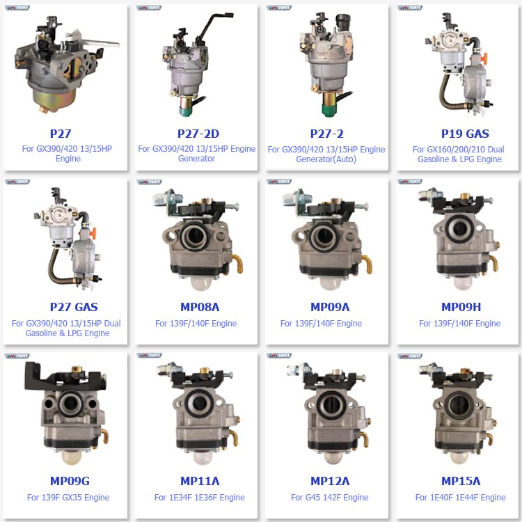 188f biogas generator carburetor for gas engine