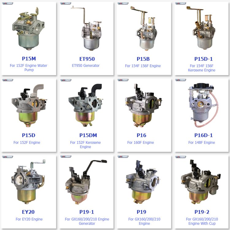 188f biogas generator carburetor for gas engine