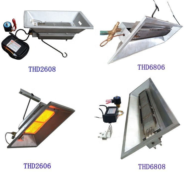 1500 Baby Chicks Heaters Infrared Gas brooders THD6806 for Chicken Coop