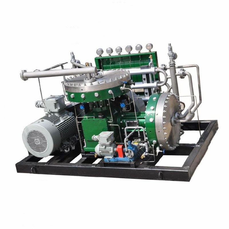 Industrial Oil Free High Pressure Nitrogen Hydrogen Methane Piston Diaphragm Compressor
