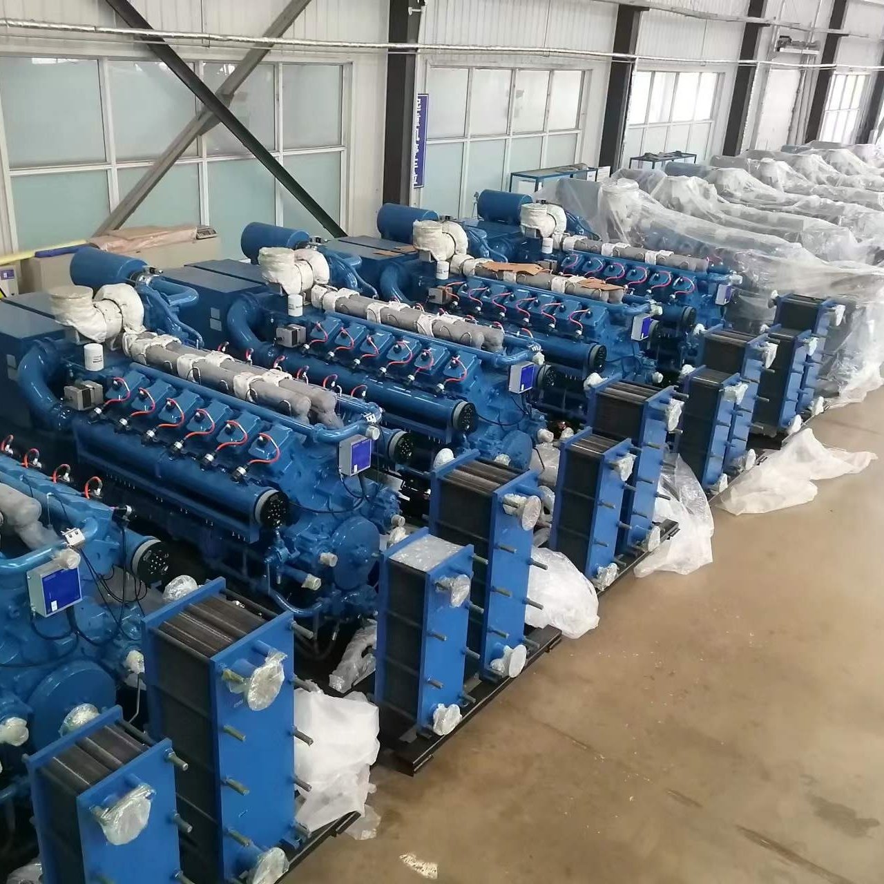 0.7MW 1MW 1.5MW biogas generator set sewage treatment plant