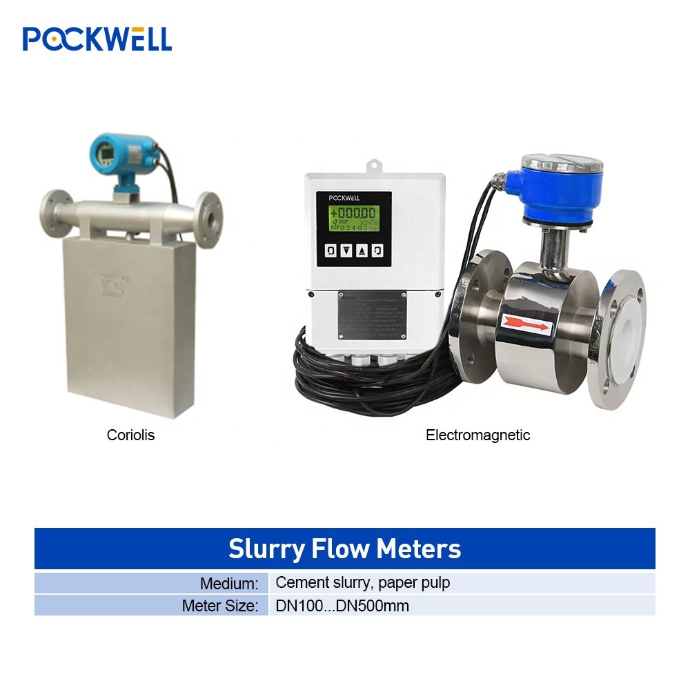 Pulse 4-20mA RS485 digital output flow meters gas steam vapour biogas water diesel oil fuel pulp slurry liquid flow meters