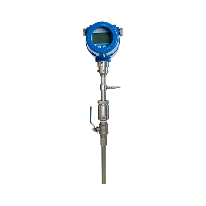 RS485 4-20mA Co2 Thermal Mass Flowmeter DN50 Compressed Air Digital Mass Flow Meter Biogas Flow Meter for Sewage Treatment Plant