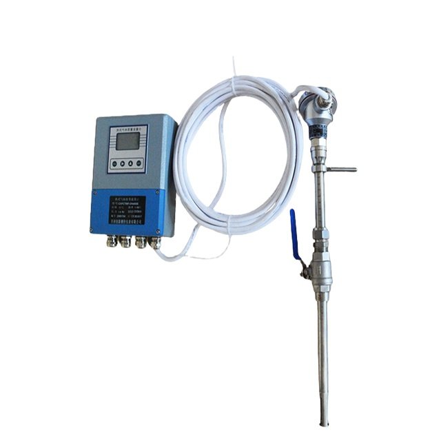 Factory Rs485 High Temperature Compressed Air Natural Gas Digital Oxygen Thermal Mass Flow Meter