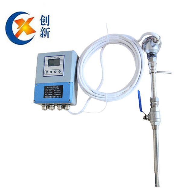 Factory Rs485 High Temperature Compressed Air Natural Gas Digital Oxygen Thermal Mass Flow Meter