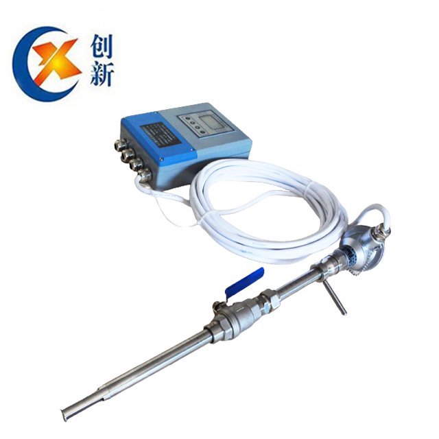 Factory Rs485 High Temperature Compressed Air Natural Gas Digital Oxygen Thermal Mass Flow Meter