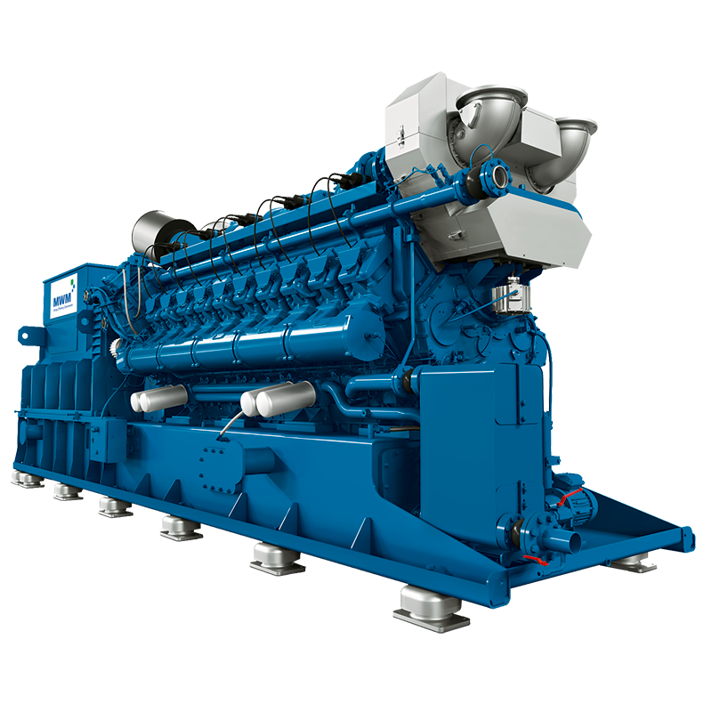 gas generator set TCG 3020 2000kw 50Hz 20-cylinder 1500rpm 3 phase ATS 17980kg 220V 230V 380V 400V