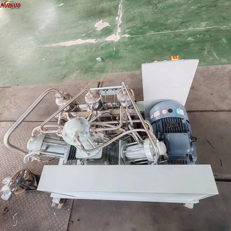 NUZHUO Best Selling Biogas N2 O2 Cylind Fill 150bar Compressor For 3nm3/h-300nm3/h Station Oxygen Plant