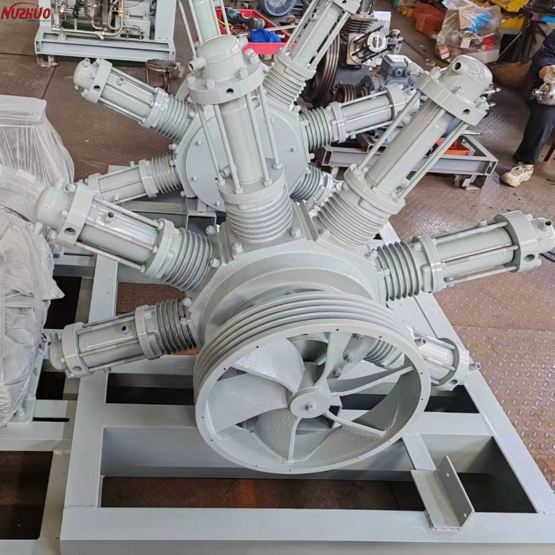 NUZHUO Best Selling Biogas N2 O2 Cylind Fill 150bar Compressor For 3nm3/h-300nm3/h Station Oxygen Plant