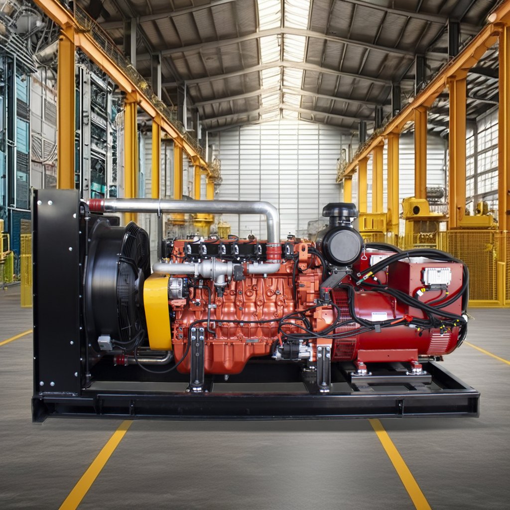 Single-Phase 50kw-250kw Brushless Natural Gas & Biogas Generator LPG Fuel 220V/380V Turbine Generator with DC Output