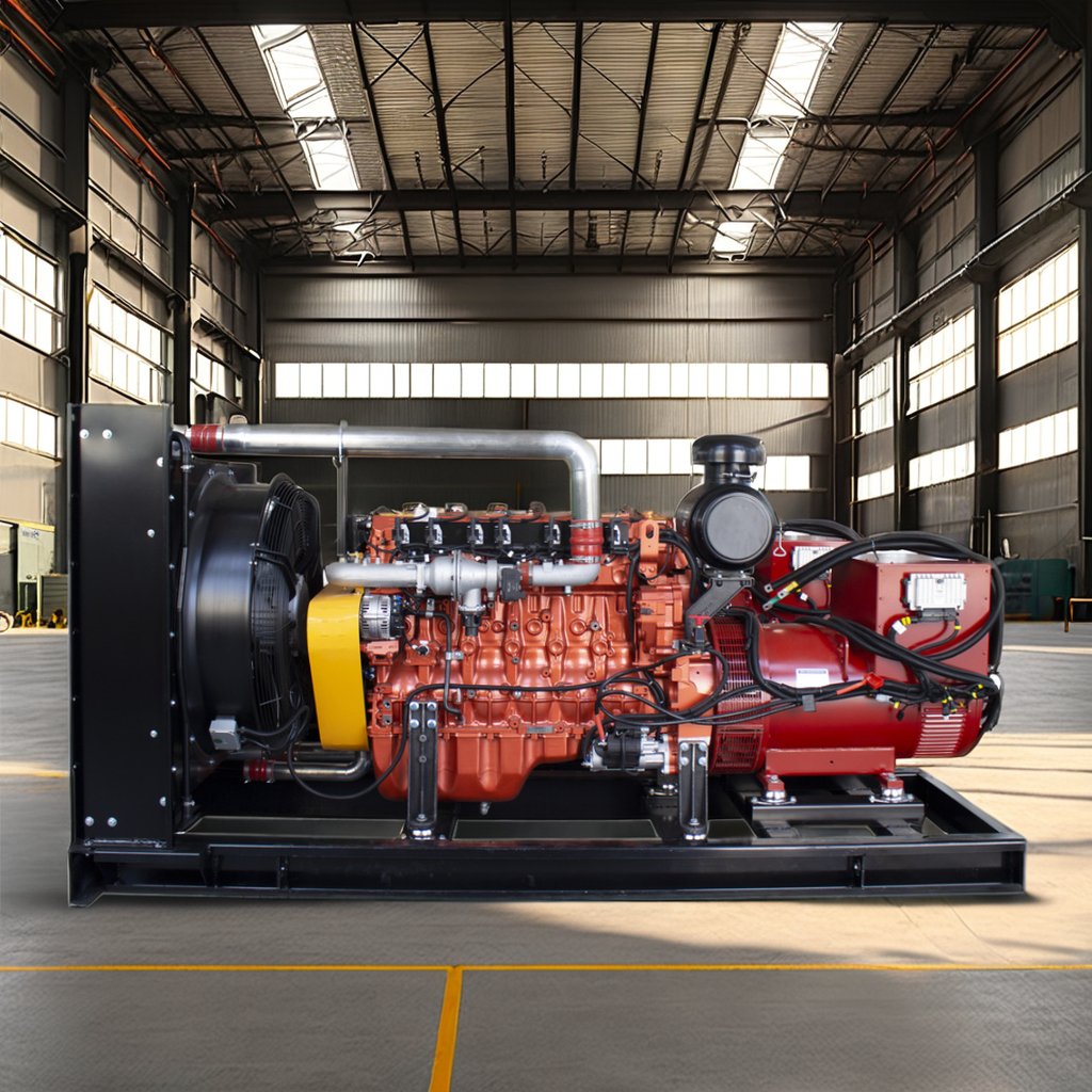 Single-Phase 50kw-250kw Brushless Natural Gas & Biogas Generator LPG Fuel 220V/380V Turbine Generator with DC Output