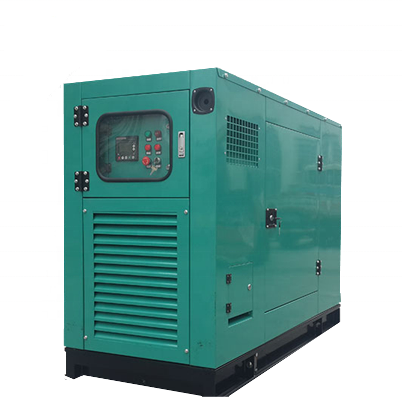 Gas turbine generators 50KW 60kva water cooled natural gas generator with silent type