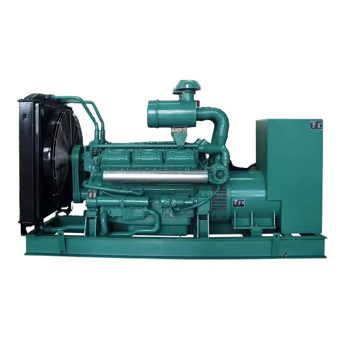 Gas turbine generators 50KW 60kva water cooled natural gas generator with silent type