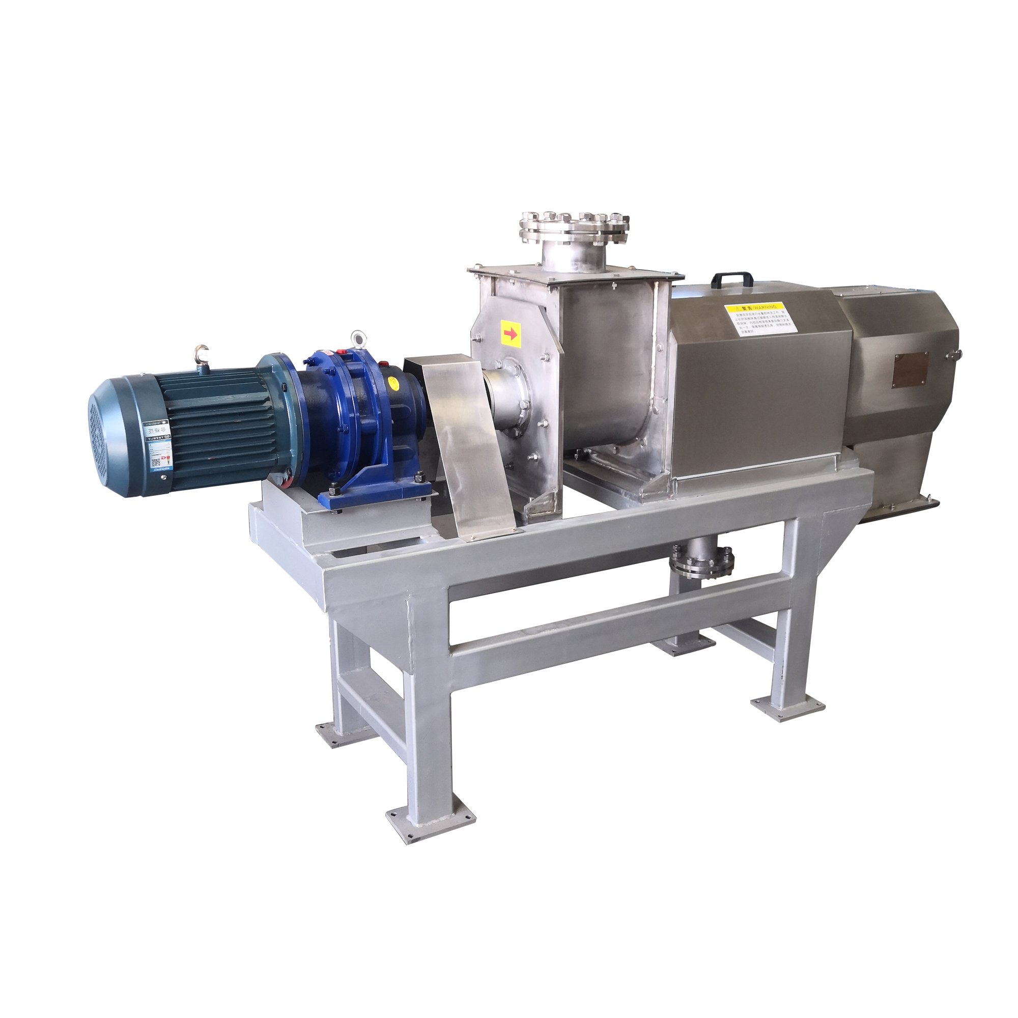 Customize stainless steel for animal manure dehydration /biogas slurry Spiral solid-liquid separator