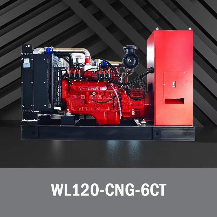 High power 6CTA Natural Gas Generator Set Rated Current 216A Biogas Generator Natural Gas Generator