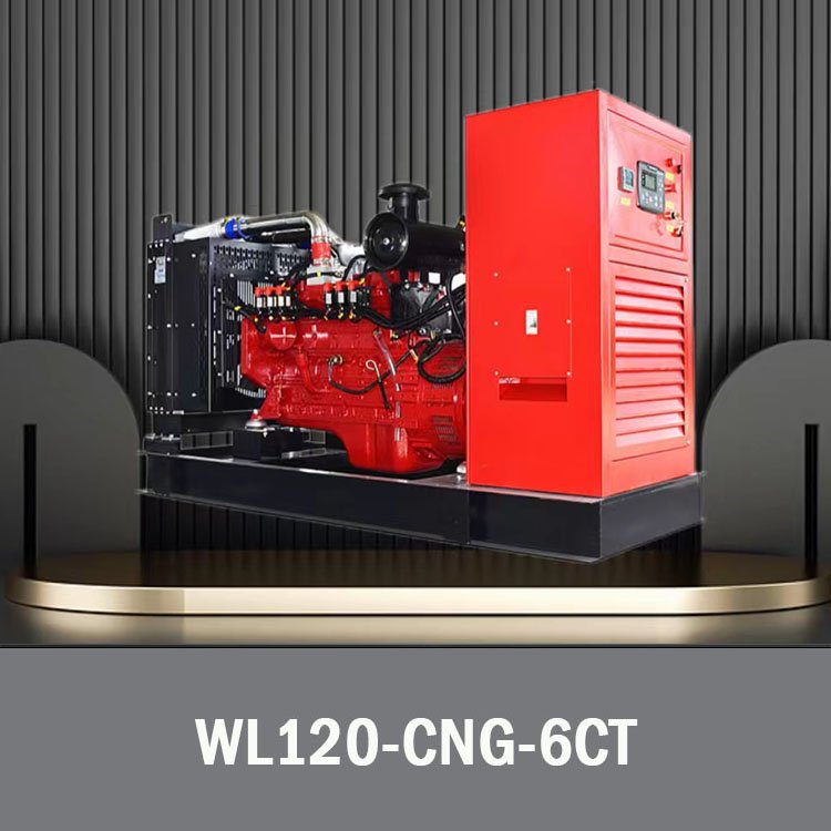 High power 6CTA Natural Gas Generator Set Rated Current 216A Biogas Generator Natural Gas Generator
