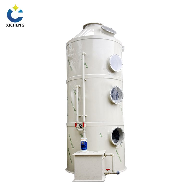 biogas scrubber flue gas treatment process industrial air filtration systems ammonia wet scrubber