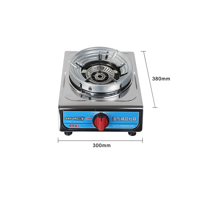 Factory Price High Quality Single Burner Biogas Stove Power Environmental Table Rotate Biogas Methane Stove