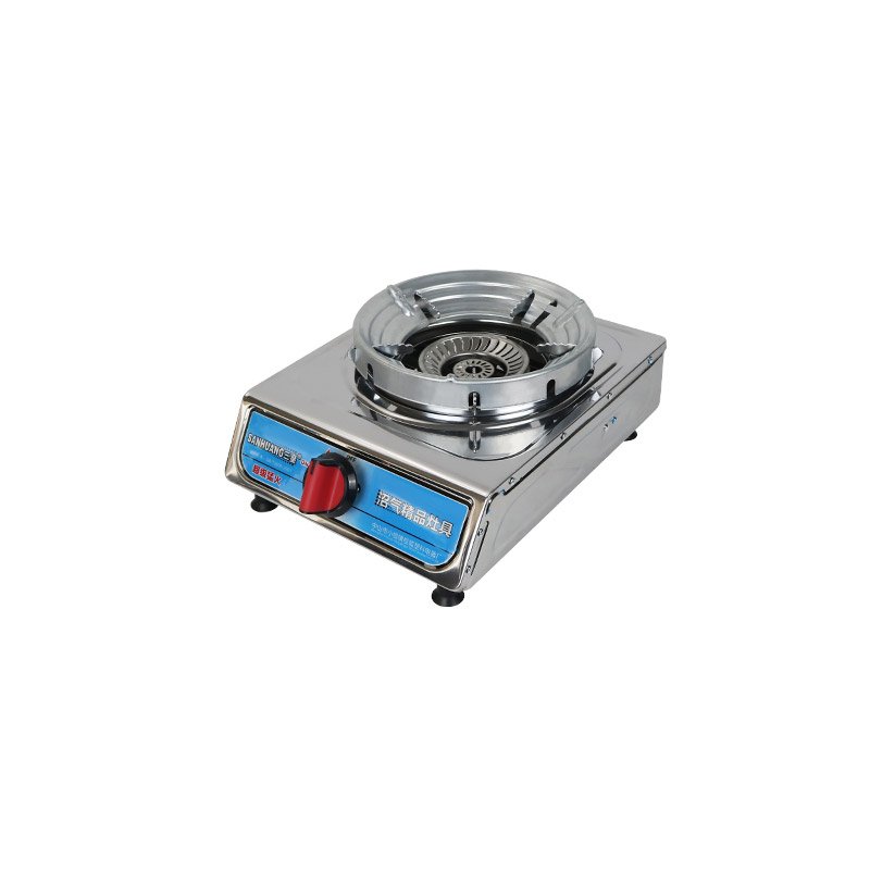 Factory Price High Quality Single Burner Biogas Stove Power Environmental Table Rotate Biogas Methane Stove