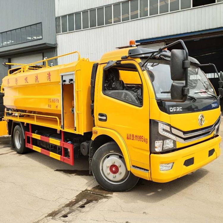 Small Customized Suction and Transit Toilet Waste 2000-4000 Liter Mini Septic Tank Pump Truck Q235 Carbon Steel Stainless Steel