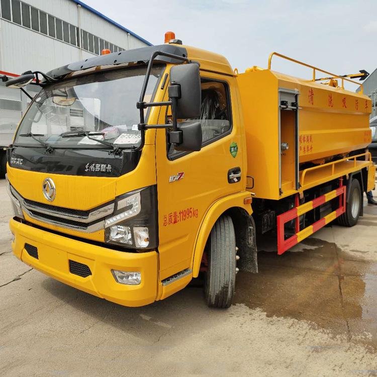 Small Customized Suction and Transit Toilet Waste 2000-4000 Liter Mini Septic Tank Pump Truck Q235 Carbon Steel Stainless Steel