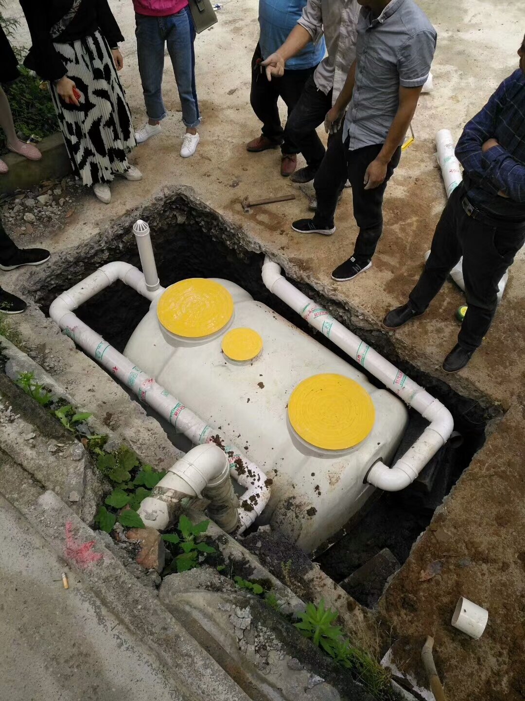 Home Biogas System Sewage Waste Treatment Domestic Biogas Digester Septic Tank